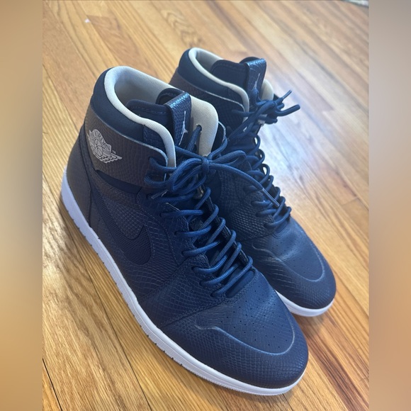 Jordan 1 High Nouveau Navy Snake 2016 Size 11